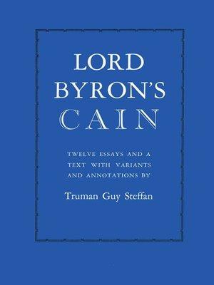 cover image of Lord Byron's Cain